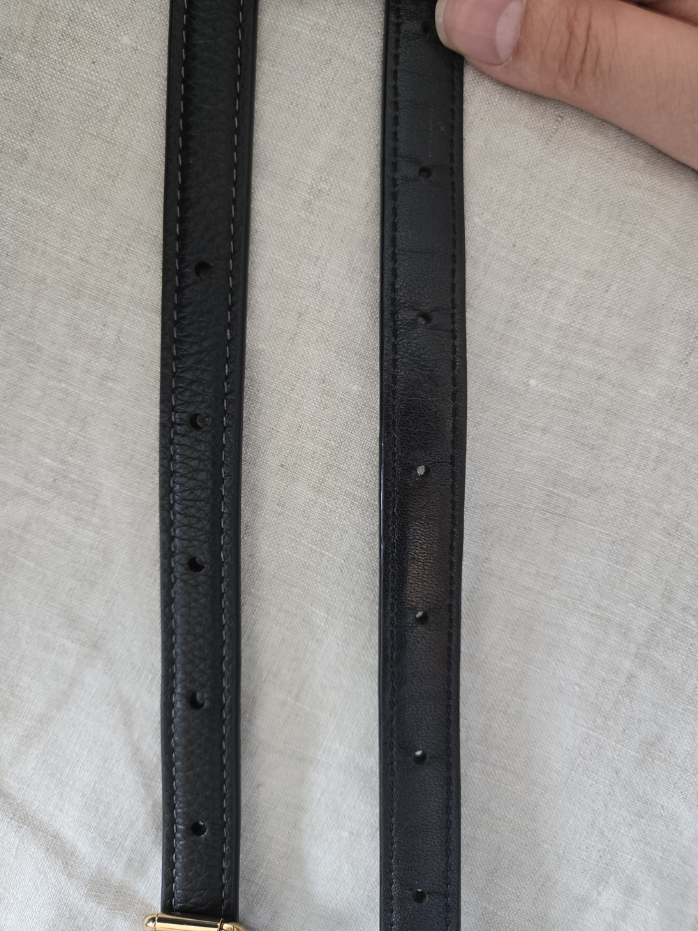 *RETIRED* Coach Rogue 39 Pebbled Leather Black - Picture 6 of 8